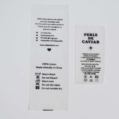 TPU printing label for swimwear QD-PL-0012