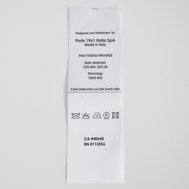 Non woven fabric printing label QD-PL-0013