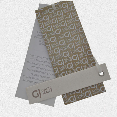 White cardboard hangtag QD-HT-0004