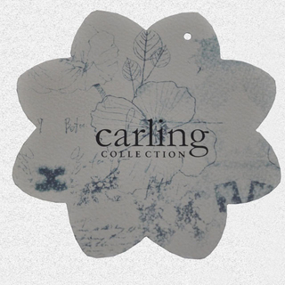 Irregular shape cardboard hangtag QD-HT-0013